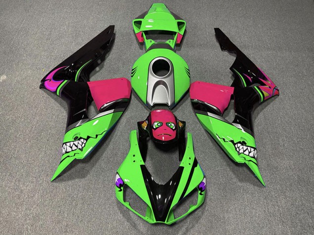 Tiburón Verde 06-07 Honda CBR1000RR Carenado Tiburón Verde 06-07 Honda CBR1000RR Carenado