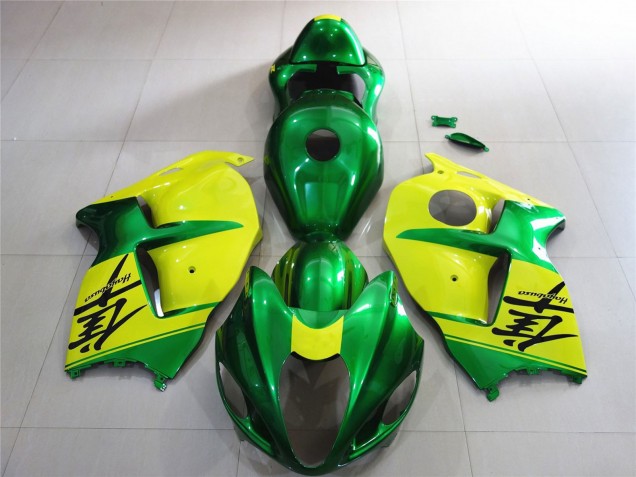 Verde & Amarillo 97-07 Suzuki GSXR 1300 Carenado Verde & Amarillo 97-07 Suzuki GSXR 1300 Carenado