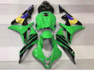 Verde & Azul Toro 07-08 Honda CBR600RR Carenado