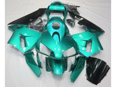 Verde Azulado Liso 03-04 Honda CBR600RR Carenado