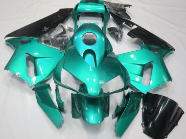 Verde Azulado Liso 03-04 Honda CBR600RR Carenado