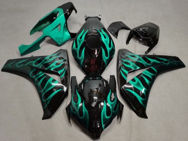 Verde Azulado Llama 08-11 Honda CBR1000RR Carenado