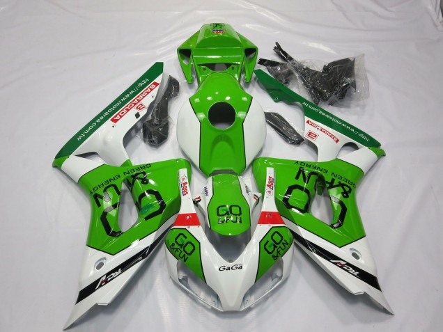 Verde & Blanco 06-07 Honda CBR1000RR Carenado Verde & Blanco 06-07 Honda CBR1000RR Carenado
