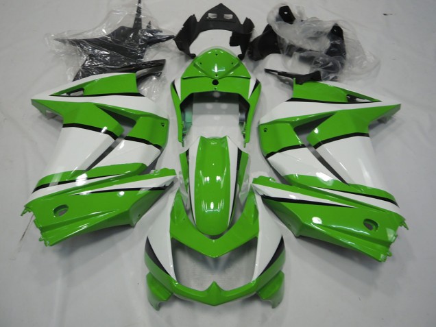 Verde & Blanco 08-12 Kawasaki Ninja 250 Carenado Verde & Blanco 08-12 Kawasaki Ninja 250 Carenado
