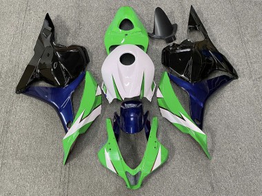 Verde & Blanco 09-12 Honda CBR600RR Carenado