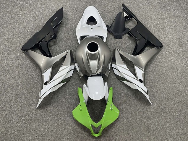 Verde Blanco & Gris 07-08 Honda CBR600RR Carenado Verde Blanco & Gris 07-08 Honda CBR600RR Carenado