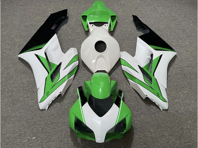 Verde Blanco & Negro Brillo 04-05 Honda CBR1000RR Carenado Verde Blanco & Negro Brillo 04-05 Honda CBR1000RR Carenado