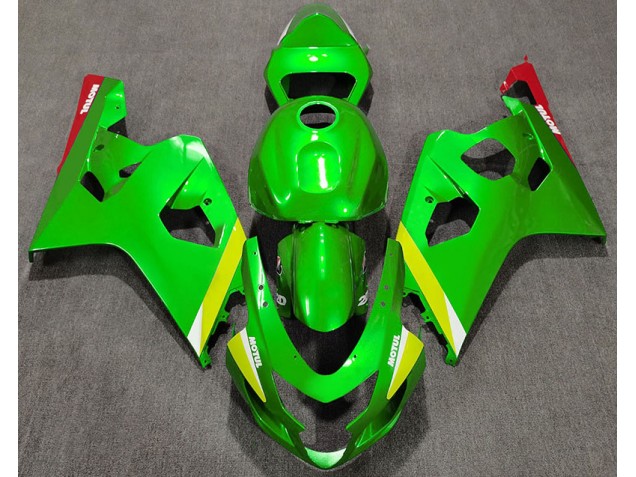 Verde Brillante 04-05 Suzuki GSXR 600-750 Carenado Verde Brillante 04-05 Suzuki GSXR 600-750 Carenado