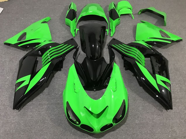 Verde Brillante 06-11 Kawasaki ZX14R Carenado Verde Brillante 06-11 Kawasaki ZX14R Carenado