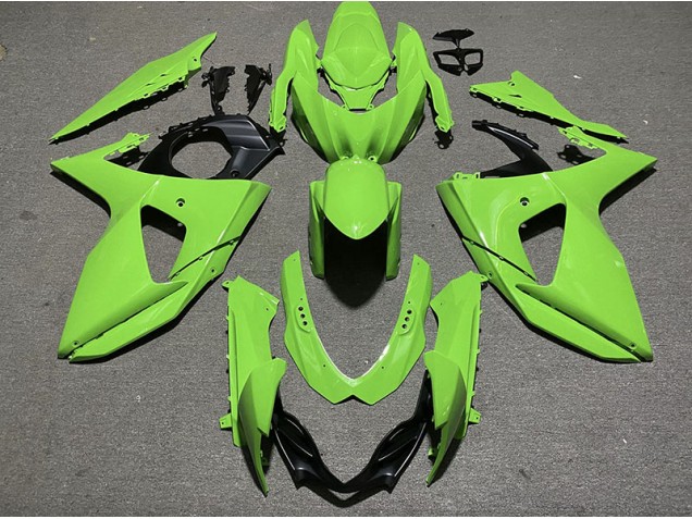Verde Brillante 09-16 Suzuki GSXR 1000 Carenado Verde Brillante 09-16 Suzuki GSXR 1000 Carenado