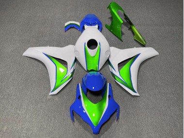 Verde Brillante & Azul 08-11 Honda CBR1000RR Carenado