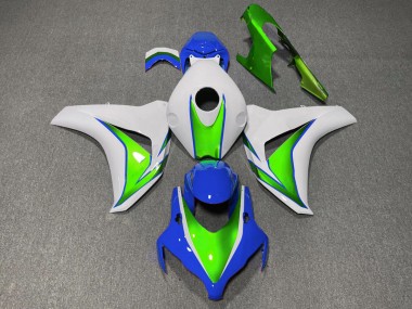 Verde Brillante & Azul 08-11 Honda CBR1000RR Carenado