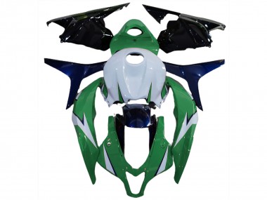 Verde Brillante & Azul 09-12 Honda CBR600RR Carenado