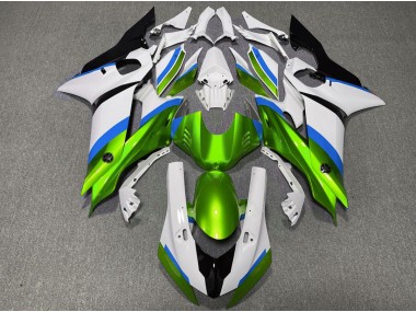 Verde Brillante & Azul Claro 17-21 Yamaha R6 Carenado