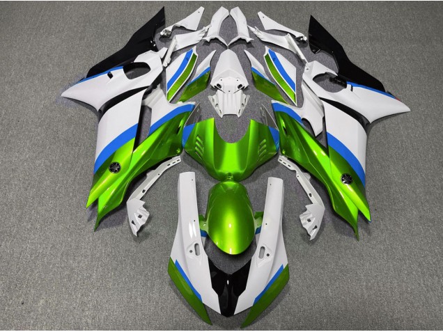 Verde Brillante & Azul Claro 17-21 Yamaha R6 Carenado