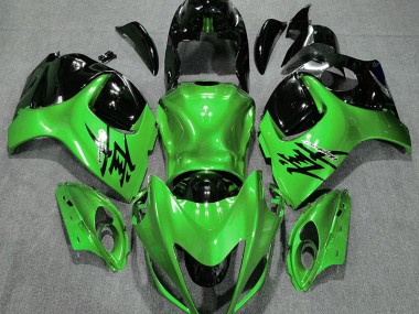 Verde Brillante & Negro 08-20 Suzuki GSXR 1300 Carenado