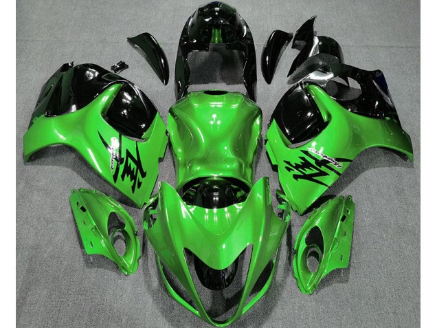Verde Brillante & Negro 08-20 Suzuki GSXR 1300 Carenado Verde Brillante & Negro 08-20 Suzuki GSXR 1300 Carenado