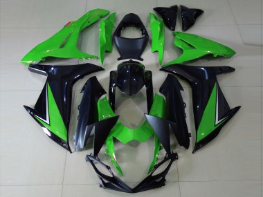 Verde Brillante & Negro 11-24 Suzuki GSXR 600-750 Carenado