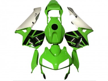Verde Brillante & Plateado Mate 03-04 Honda CBR600RR Carenado
