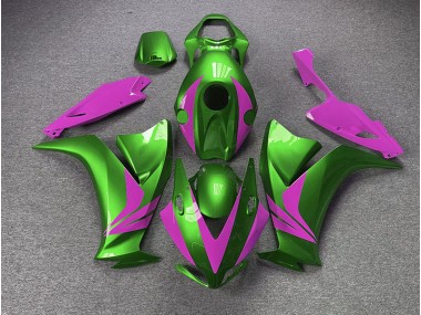 Verde Brillante & Rosa 12-16 Honda CBR1000RR Carenado