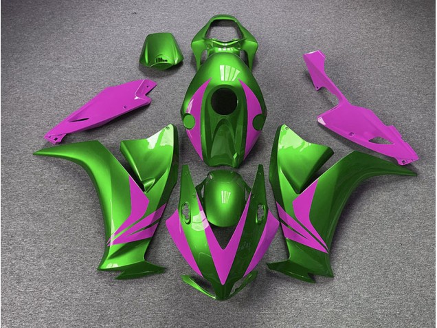 Verde Brillante & Rosa 12-16 Honda CBR1000RR Carenado Verde Brillante & Rosa 12-16 Honda CBR1000RR Carenado