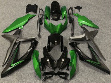 Verde Brillante & Verde R 08-10 Suzuki GSXR 600-750 Carenado