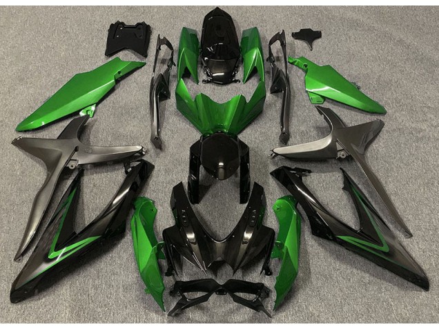 Verde Brillante & Verde R 08-10 Suzuki GSXR 600-750 Carenado Verde Brillante & Verde R 08-10 Suzuki GSXR 600-750 Carenado