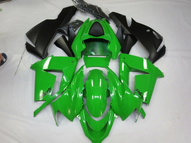 Verde Brillo 04-05 Kawasaki ZX10R Carenado Verde Brillo 04-05 Kawasaki ZX10R Carenado
