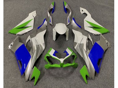 Verde Brillo Azul & Plata 19-23 Kawasaki ZX6R Carenado