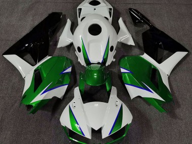 Verde Brillo Blanco & Azul 13-23 Honda CBR600RR Carenado