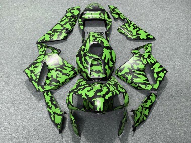 Verde Camuflaje 03-04 Honda CBR600RR Carenado