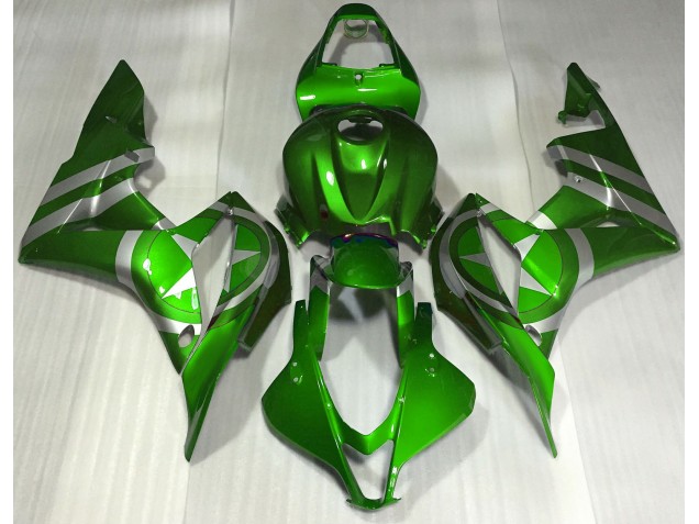 Verde Capitán América 07-08 Honda CBR600RR Carenado Verde Capitán América 07-08 Honda CBR600RR Carenado