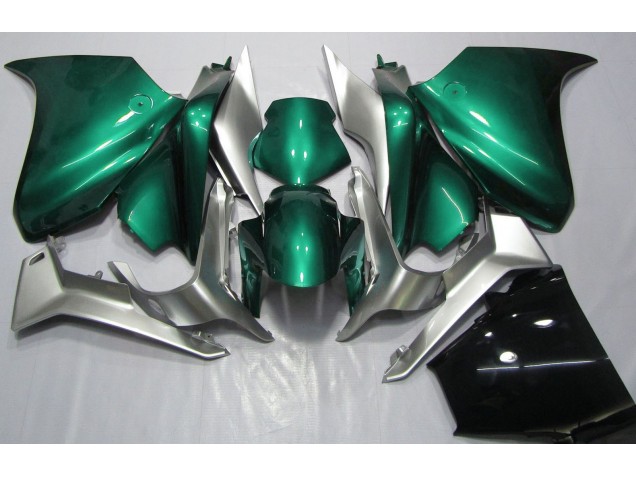 Verde Espuma De Mar & Plata 10-13 Honda VFR1200 Carenado Verde Espuma De Mar & Plata 10-13 Honda VFR1200 Carenado