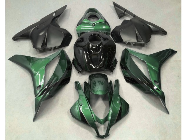 Verde Intenso Con Negro 09-12 Honda CBR600RR Carenado Verde Intenso Con Negro 09-12 Honda CBR600RR Carenado
