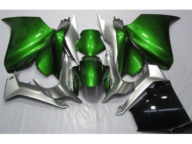 Verde Intenso & Plateado 10-13 Honda VFR1200 Carenado