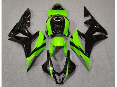 Verde Lima & Negro 07-08 Honda CBR600RR Carenado