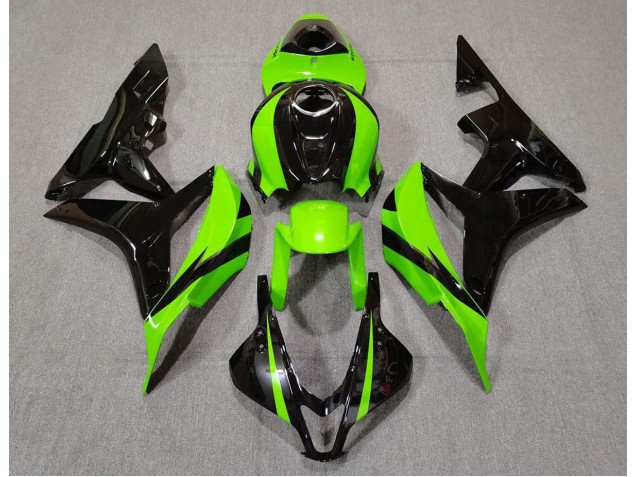 Verde Lima & Negro 07-08 Honda CBR600RR Carenado Verde Lima & Negro 07-08 Honda CBR600RR Carenado