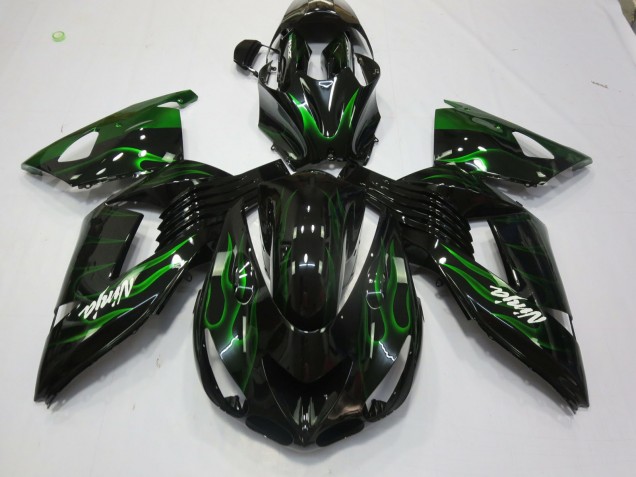 Verde Llama 06-11 Kawasaki ZX14R Carenado
