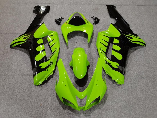 Verde Llama 07-08 Kawasaki ZX6R Carenado Verde Llama 07-08 Kawasaki ZX6R Carenado