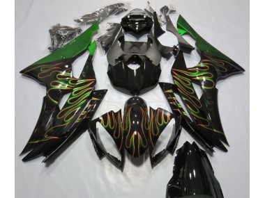 Verde Llama 08-16 Yamaha R6 Carenado