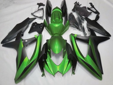 Verde Mate Sin R 08-10 Suzuki GSXR 600-750 Carenado