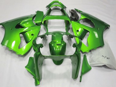 Verde Metalizado 00-02 Kawasaki ZX6R Carenado