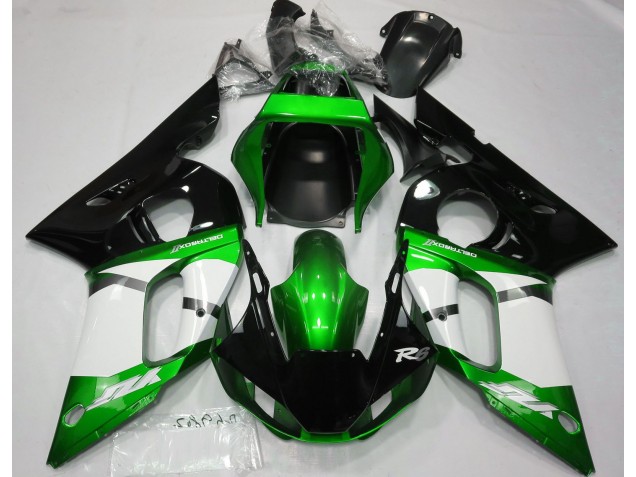 Verde Metalizado 98-02 Yamaha R6 Carenado Verde Metalizado 98-02 Yamaha R6 Carenado