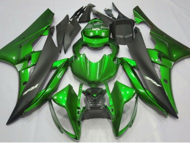 Verde Metalizado & Negro 06-07 Yamaha R6 Carenado