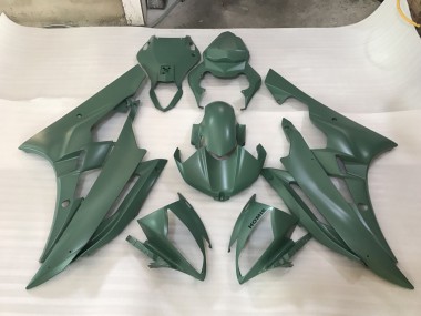 Verde Militar 06-07 Yamaha R6 Carenado