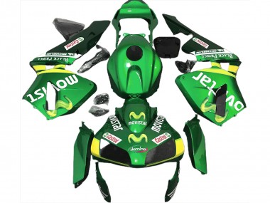 Verde Movistar 03-04 Honda CBR600RR Carenado