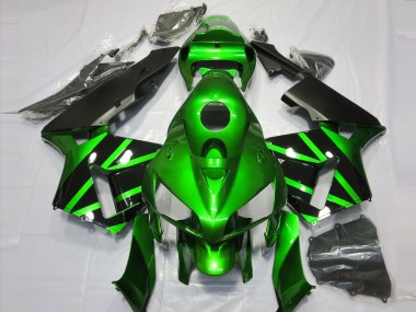 Verde & Negro 05-06 Honda CBR600RR Carenado