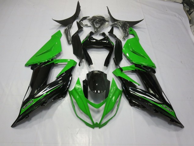 Verde Negro 13-18 Kawasaki ZX6R Carenado Verde Negro 13-18 Kawasaki ZX6R Carenado