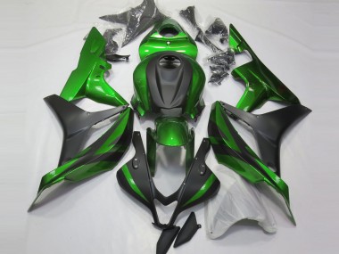 Verde & Negro Mate 07-08 Honda CBR600RR Carenado
