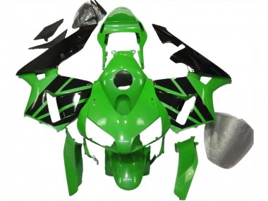 Verde Negro Sin Calcomanías 03-04 Honda CBR600RR Carenado